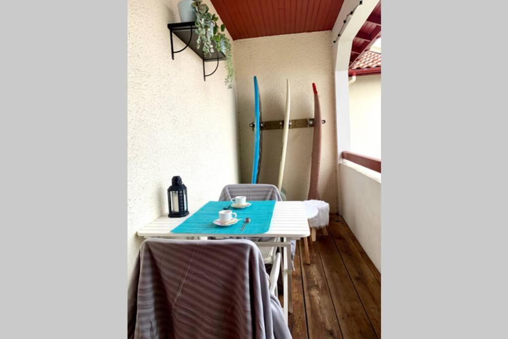Parking Fibre Netflix Balcon Surfrack Appartamento Biarritz Esterno foto